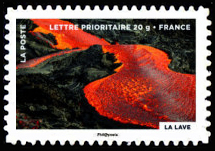 timbre N° 751, Le timbre fête le feu