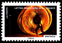  Le timbre fête le feu <br>Le spectacle