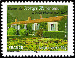  Patrimoine de France, Maison de Georges Clémenceau à St Vincent sur Jard 