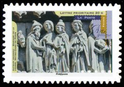 timbre N° 883, Art gothique