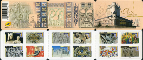 timbre N° BC 877, Art gothique