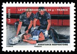 timbre N° 892, La fête du timbre, Le timbre fête l'air