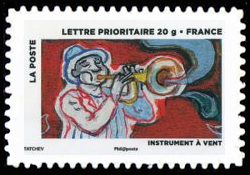  La fête du timbre, Le timbre fête l'air <br>Instrument à vent