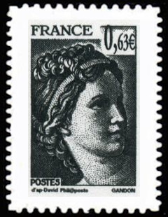 La Véme république au fil du timbre, Sabine <br>Sabine