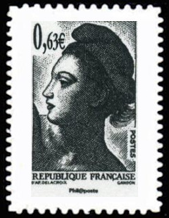 La Véme république au fil du timbre, Liberté <br>Liberté