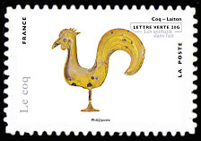 timbre N° 778, Série asiatique les animaux dans l'art