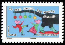  Carnet Sourire «sauter du coq à l'ane» - Le chat parti - les souris dansent <br>Le chat parti - les souris dansent