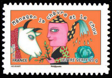 Carnet Sourire «sauter du coq à l'ane» - Ménager la chèvre et le chou <br>Ménager la chèvre et le chou