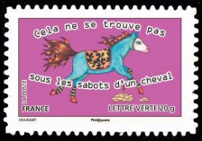  Carnet Sourire «sauter du coq à l'ane» - Cela ne se trouve pas sous les sabots d'un cheval <br>Cela ne se trouve pas sous les sabots d'un cheval