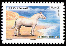 timbre N° 815, Chevaux de trait