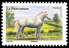  Chevaux de trait <br>Le percheron