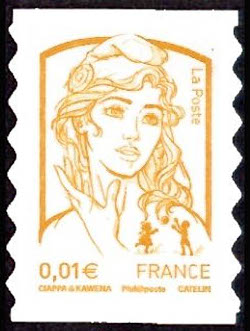 timbre N° 847, Marianne de Ciappa et Kawena