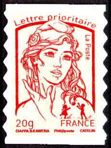 timbre N° 851, Marianne de Ciappa et Kawena