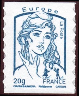 timbre N° 852, Marianne de Ciappa et Kawena