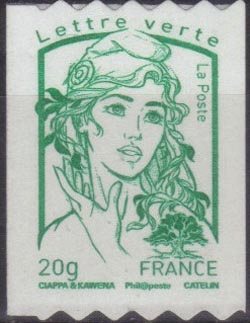 timbre N° 862, Marianne de Ciappa et Kawena