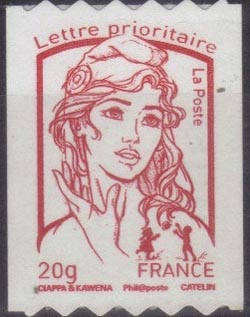timbre N° 863, Marianne de Ciappa et Kawena