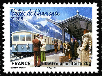 timbre N° 1000, La grande épopée du voyage en train