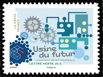 timbre N° 1057, La Nouvelle France industrielle