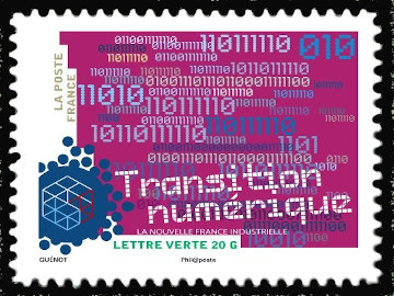 timbre N° 1058, La Nouvelle France industrielle
