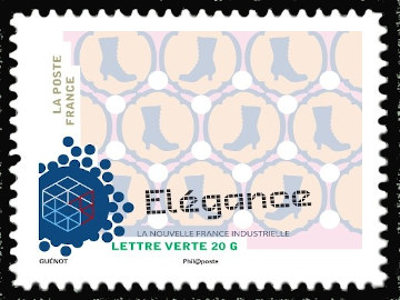 timbre N° 1063, La Nouvelle France industrielle