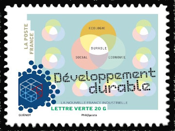 timbre N° 1059, La Nouvelle France industrielle