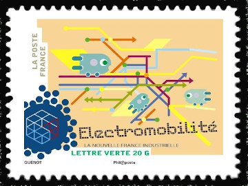 timbre N° 1065, La Nouvelle France industrielle