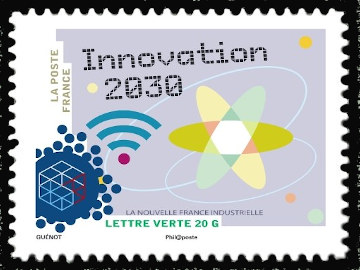 timbre N° 1068, La Nouvelle France industrielle