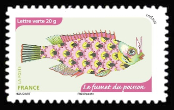 timbre N° 1039, Carnet «Les cinq Sens : L'odorat»