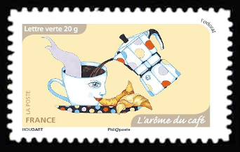 timbre N° 1035, Carnet «Les cinq Sens : L'odorat»