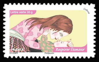 timbre N° 1043, Carnet «Les cinq Sens : L'odorat»