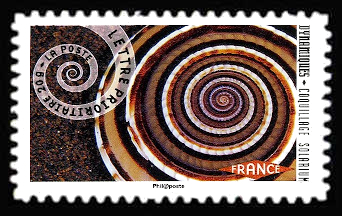 timbre N° 927, Carnet « Dynamiques Mouvement de spirale »