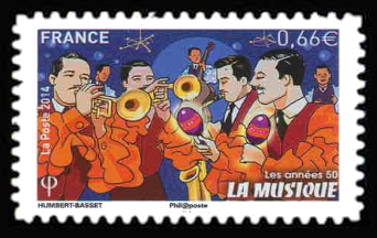 timbre N° 1028, Les timbres s'exposent au salon