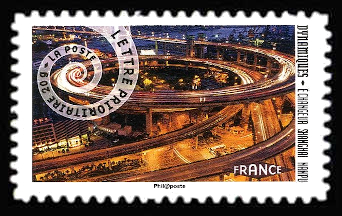 timbre N° 932, Carnet « Dynamiques Mouvement de spirale »