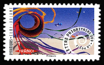timbre N° 933, Carnet « Dynamiques Mouvement de spirale »