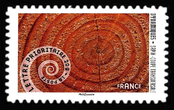 timbre N° 935, Carnet « Dynamiques Mouvement de spirale »