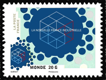 timbre N° 1069, La Nouvelle France industrielle