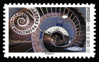 timbre N° 937, Carnet « Dynamiques Mouvement de spirale »