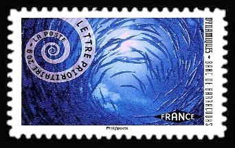 timbre N° 938, Carnet « Dynamiques Mouvement de spirale »