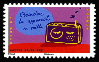 timbre N° 966, Carnet « Ensemble, agissons pour préserver le climat »