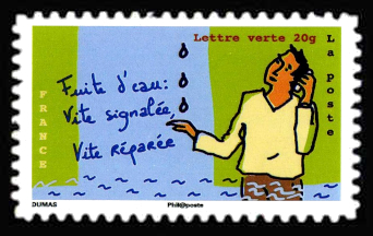 timbre N° 968, Carnet « Ensemble, agissons pour préserver le climat »