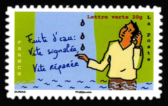  Carnet « Ensemble, agissons pour préserver le climat » <br>Fuite d'eau : Vite signalée, Vite réparée