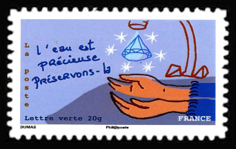 timbre N° 971, Carnet « Ensemble, agissons pour préserver le climat »