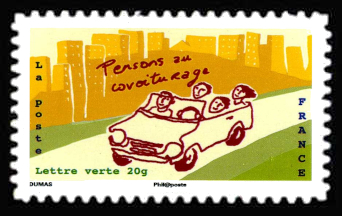 timbre N° 972, Carnet « Ensemble, agissons pour préserver le climat »