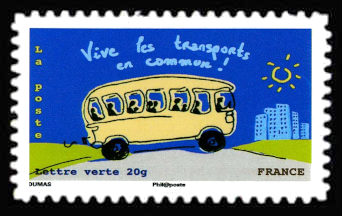 timbre N° 973, Carnet « Ensemble, agissons pour préserver le climat »