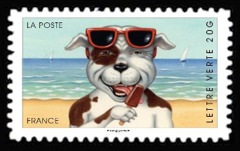 timbre N° 977, Carnet «Vacances» Illustré par des dessins humoristiques »