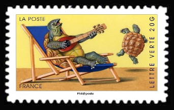  Carnet «Vacances» Illustré par des dessins humoristiques » <br>Tortue dansant