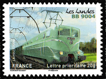 timbre N° 1007, La grande épopée du voyage en train