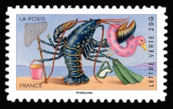 timbre N° 982, Carnet «Vacances» Illustré par des dessins humoristiques »