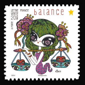 timbre N° 947, Carnet « féérie astrologique »