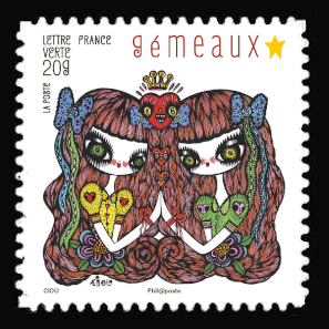 timbre N° 943, Carnet « féérie astrologique »